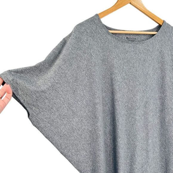 Athleta sunlover Hilo gray heathered upf asymmetric dress size small - Picture 6 of 10